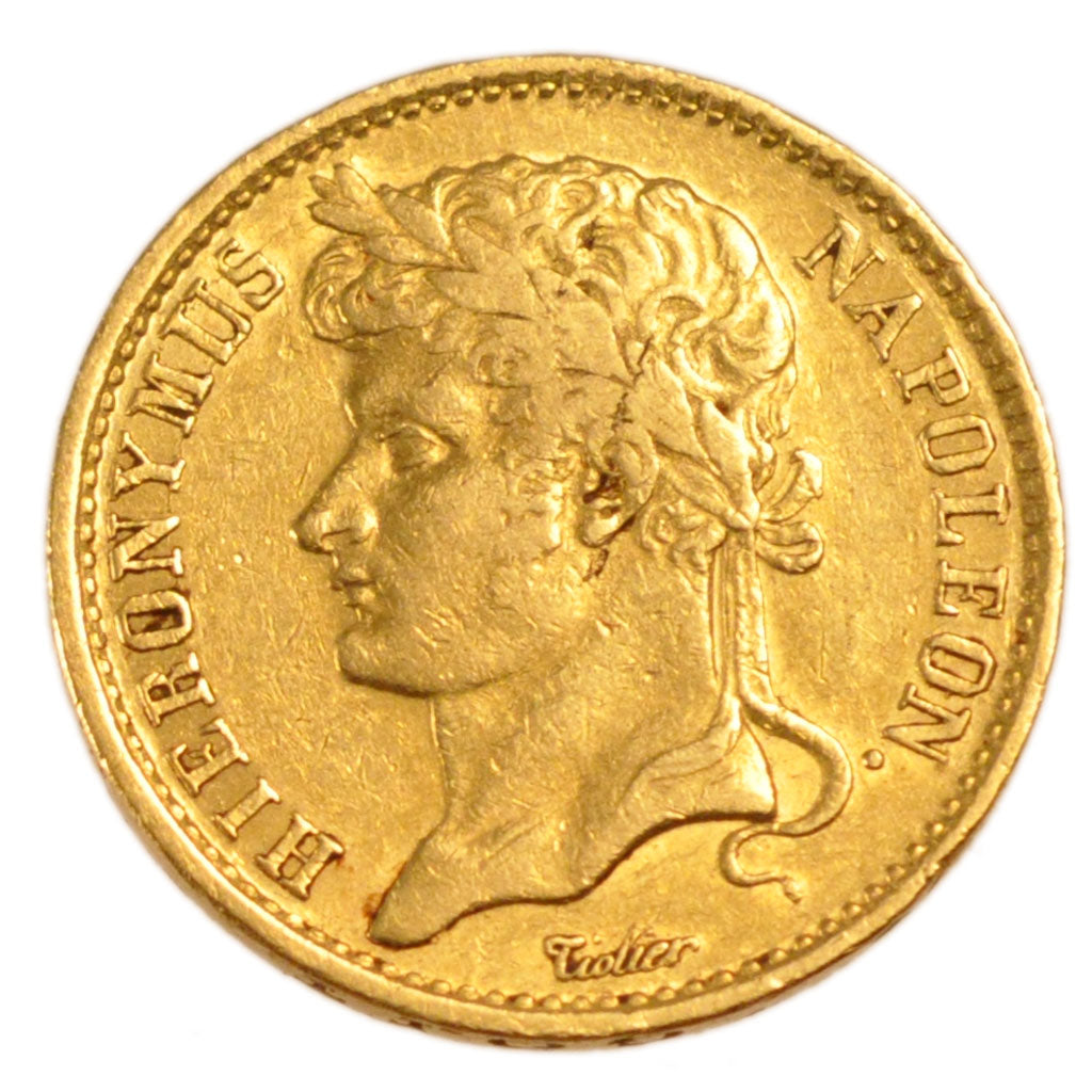 Germany, 20 Frank, 1809, Cassel, KM #C#33b, EF(40-45), Gold, 6.40
