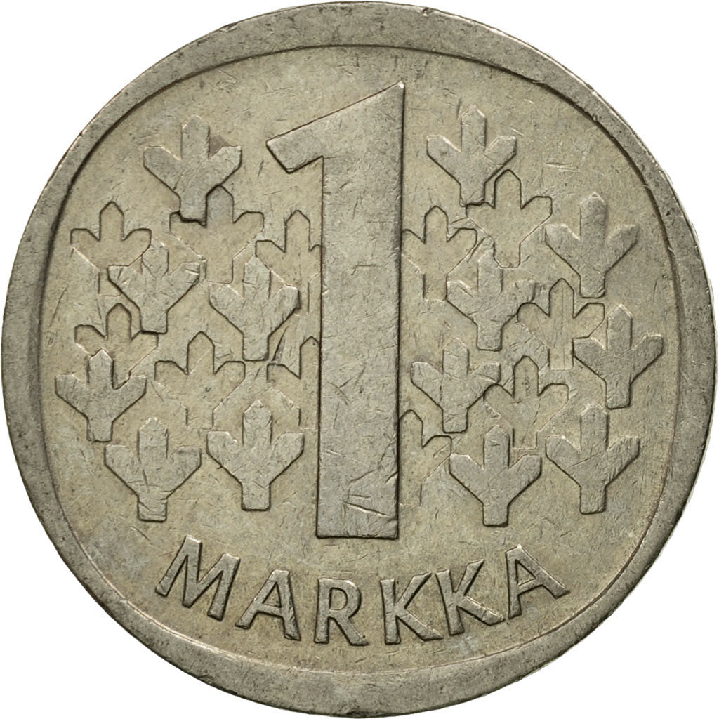 Coin, Finland, Markka, 1971, VF(30-35), Copper-nickel, KM:49a