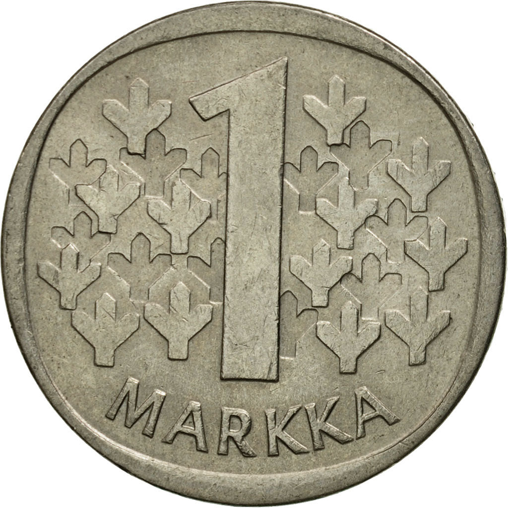 Coin, Finland, Markka, 1981, EF(40-45), Copper-nickel, KM:49a