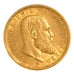 GERMAN STATES, 10 Mark, 1905, Freudenstadt, KM #633, AU(55-58), Gold, 4.00
