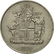 Coin, Iceland, 5 Kronur, 1971, EF(40-45), Copper-nickel, KM:18