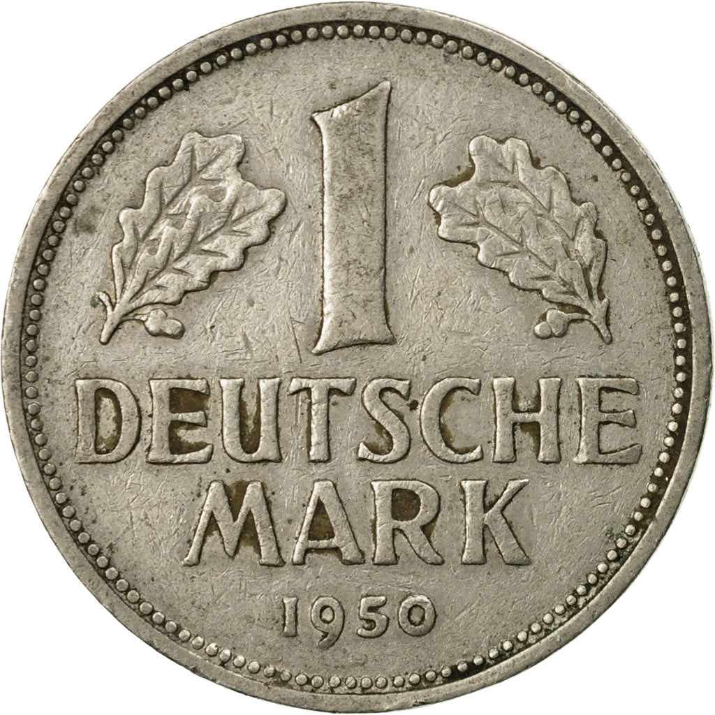 Monnaie, République fédérale allemande, Mark, 1950, Karlsruhe, TB