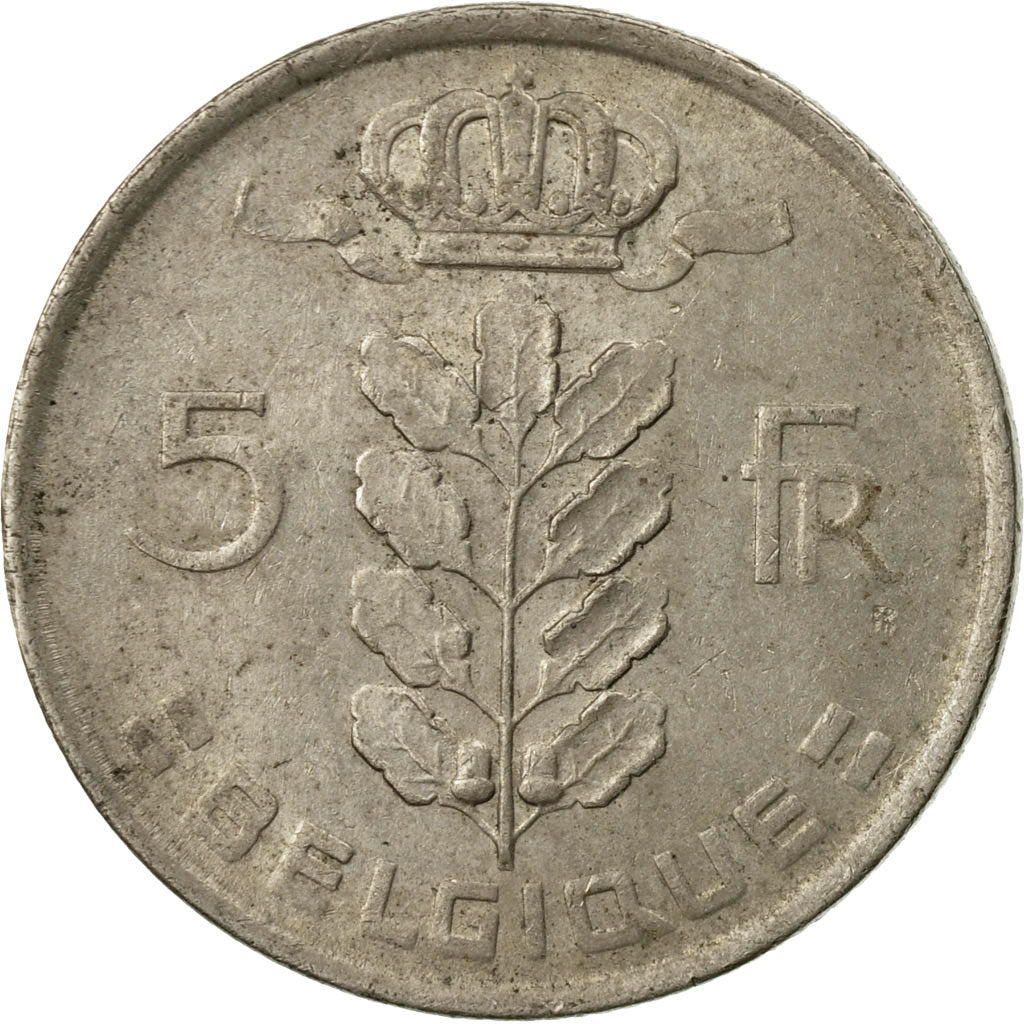 Coin, Belgium, 5 Francs, 5 Frank, 1972, VF(20-25), Copper-nickel, KM:134.1