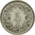 Moneda, Suiza, 5 Rappen, 1971, Bern, MBC+, Cobre - níquel, KM:26