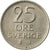 Moneta, Szwecja, Gustaf VI, 25 Öre, 1969, EF(40-45), Miedź-Nikiel, KM:836