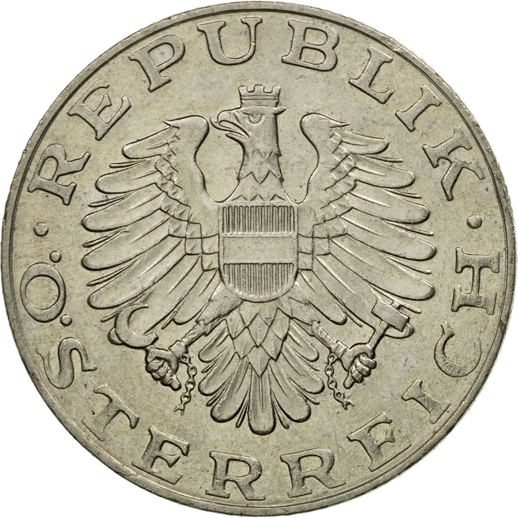 Coin, Austria, 10 Schilling, 1983, AU(50-53), Copper-Nickel Plated Nickel