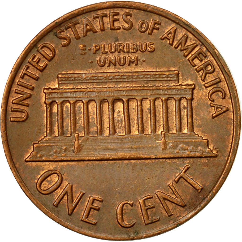 Coin, United States, Lincoln Cent, Cent, 1972, U.S. Mint, Philadelphia