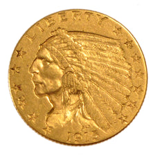 Stati Uniti, Indian Head, $2.50, Quarter Eagle, 1915, Philadelphia, SPL-, Oro...