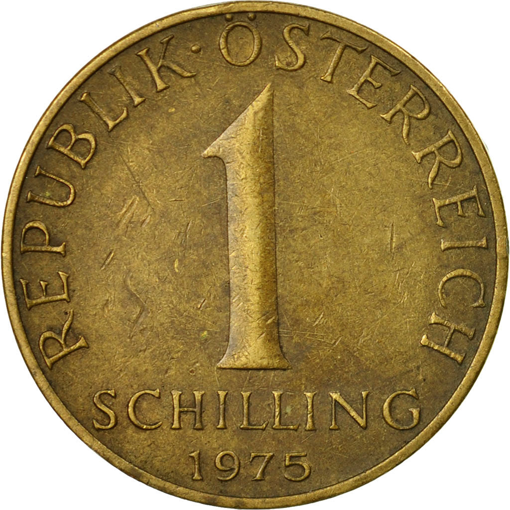 Coin, Austria, Schilling, 1975, VF(30-35), Aluminum-Bronze, KM:2886
