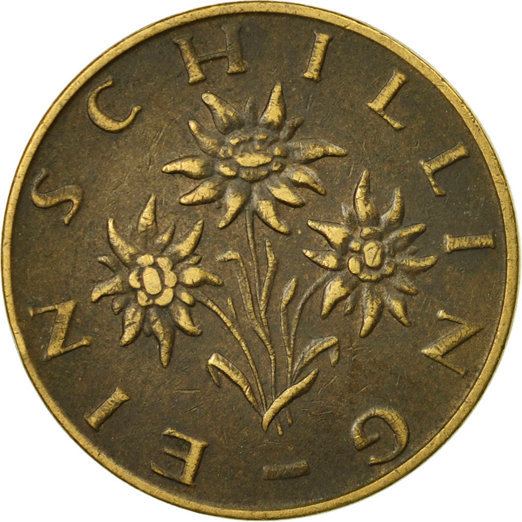 Coin, Austria, Schilling, 1972, VF(30-35), Aluminum-Bronze, KM:2886