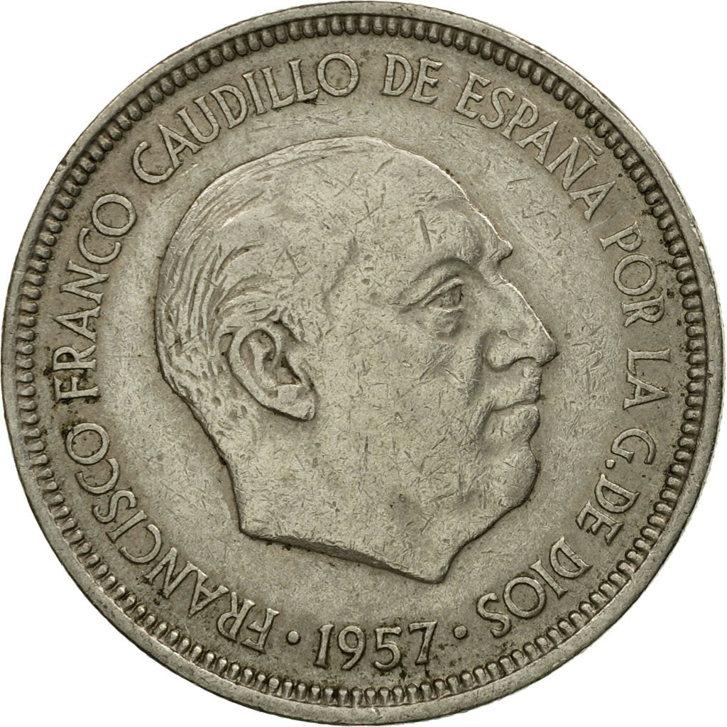 Münze, Spanien, Caudillo and regent, 5 Pesetas, 1970, SS, Copper-nickel, KM:786