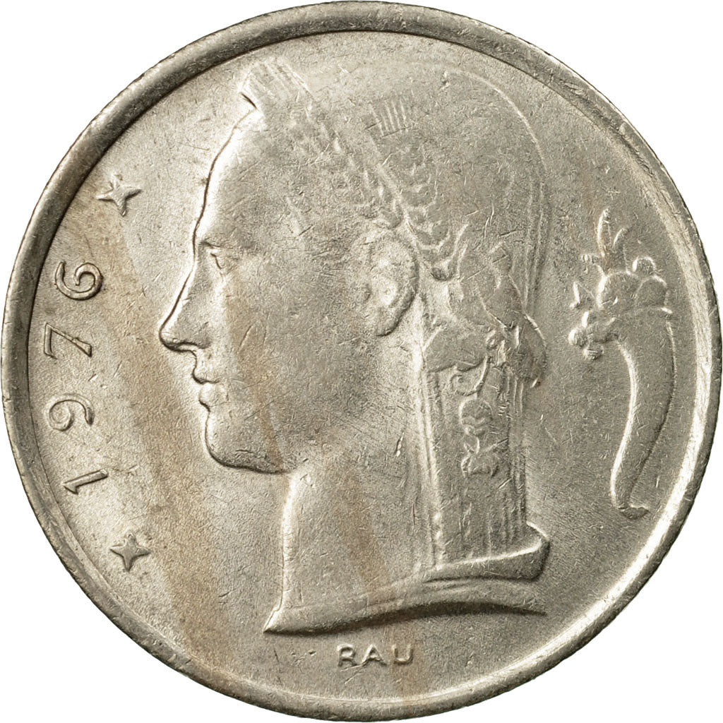 Monnaie, Belgique, 5 Francs, 5 Frank, 1976, TTB+, Copper-nickel, KM:135.1