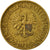 Coin, Poland, 5 Zlotych, 1976, Warsaw, VF(30-35), Brass, KM:81.1