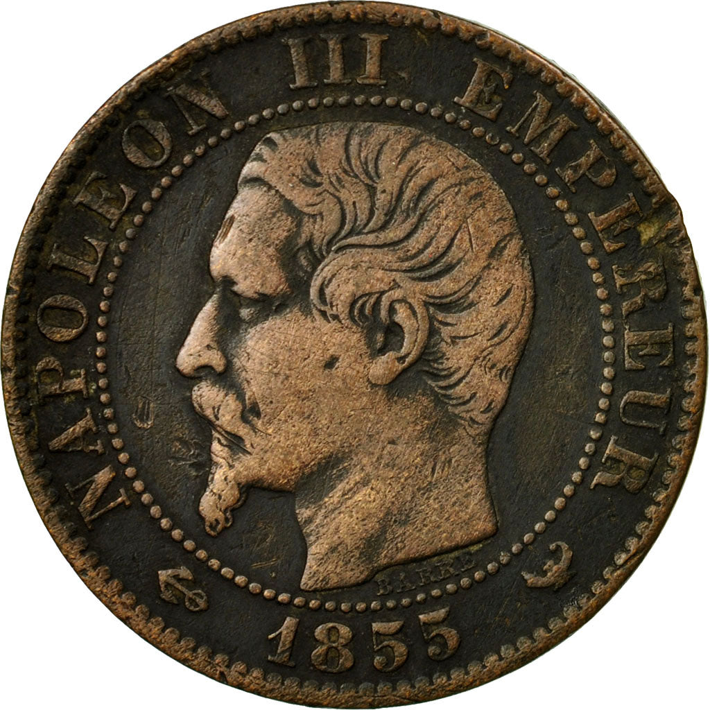 Coin, France, Napoleon III, Napoléon III, 5 Centimes, 1855, Lille, F(12-15)