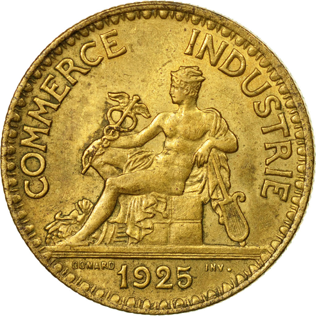 Moneta, Francia, Chambre de commerce, 2 Francs, 1925, Paris, BB