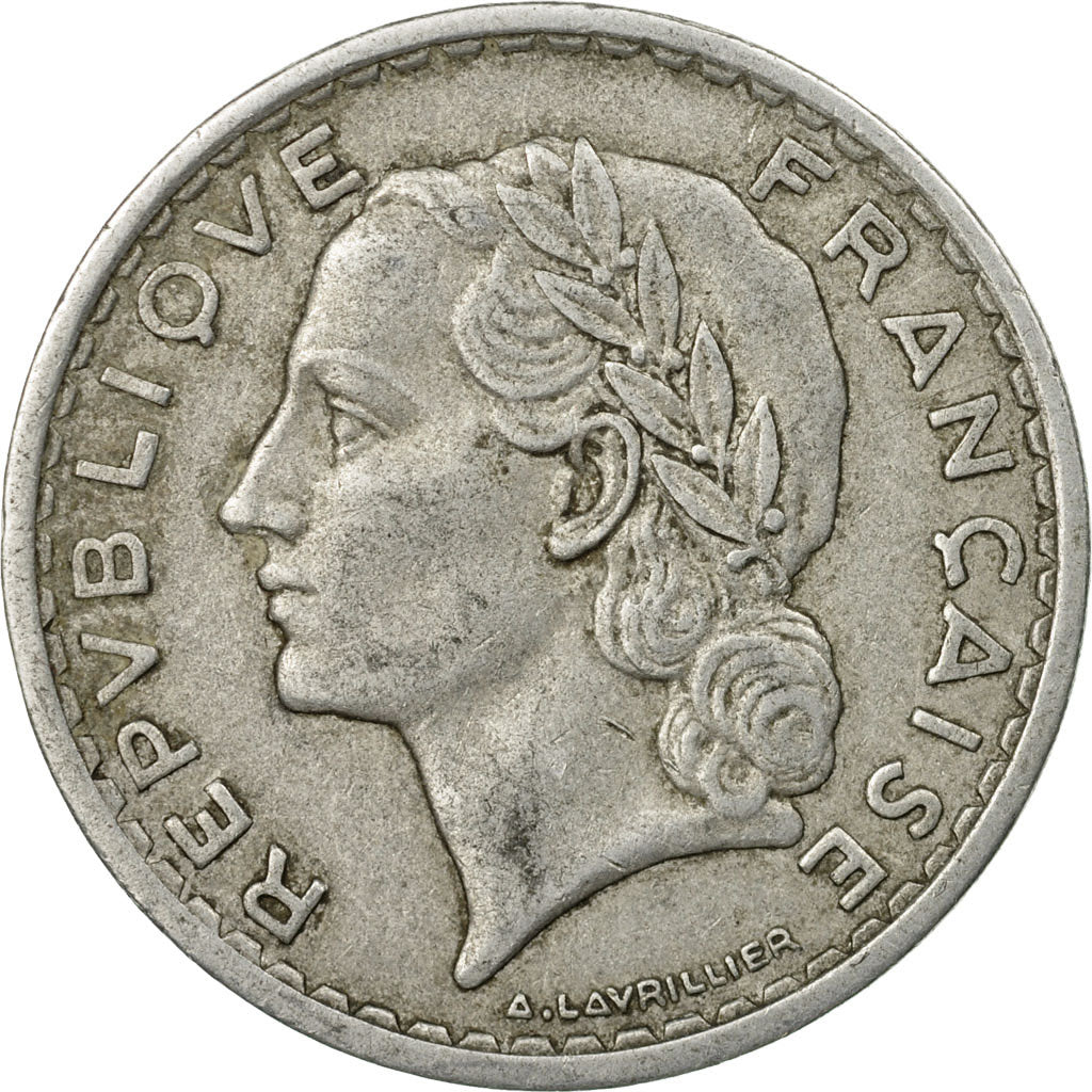 Coin, France, Lavrillier, 5 Francs, 1950, Beaumont - Le Roger, VF(30-35)