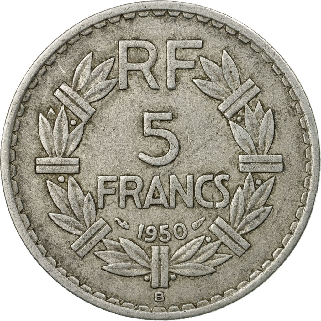 Coin, France, Lavrillier, 5 Francs, 1950, Beaumont - Le Roger, VF(30-35)