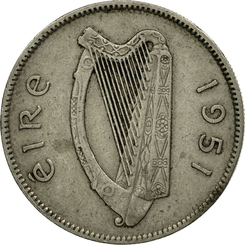 Coin, IRELAND REPUBLIC, Shilling, 1951, VF(30-35), Copper-nickel, KM:14A