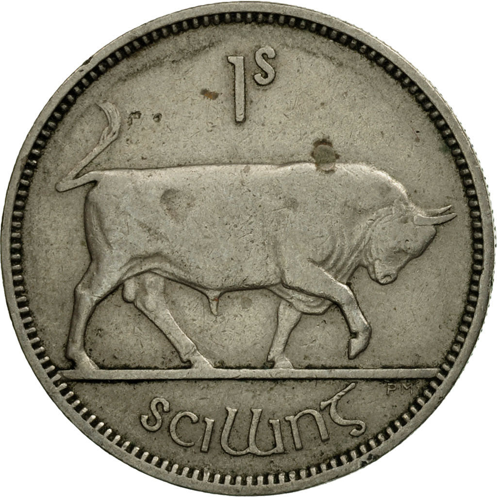 Coin, IRELAND REPUBLIC, Shilling, 1951, VF(30-35), Copper-nickel, KM:14A