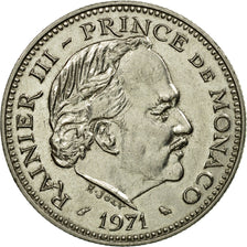 Coin, Monaco, Rainier III, 5 Francs, 1971, EF(40-45), Copper-nickel, KM:150