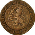 Coin, Netherlands, William III, 2-1/2 Cent, 1884, VF(20-25), Bronze, KM:108.1