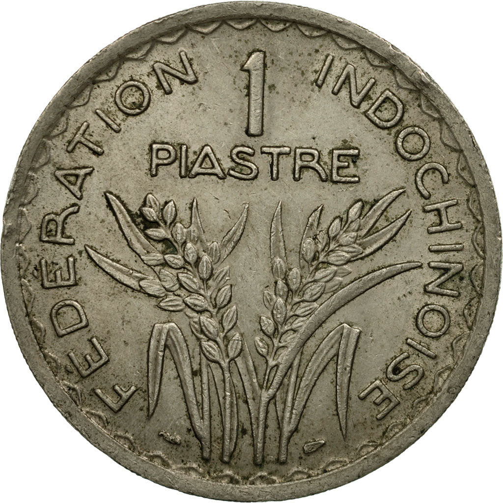 Münze, FRENCH INDO-CHINA, Piastre, 1947, Paris, S+, Copper-nickel, KM:32.2