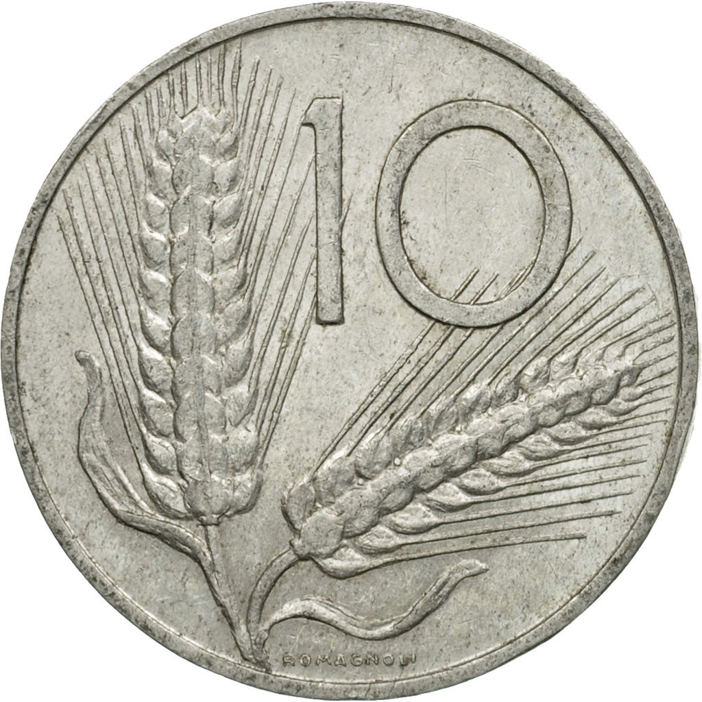 Monnaie, Italie, 10 Lire, 1969, Rome, TB+, Aluminium, KM:93