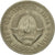 Moneta, Jugosławia, 2 Dinara, 1973, VF(30-35), Miedź-Nikiel-Cynk, KM:57