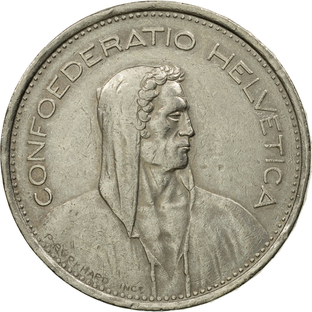 Moneta, Svizzera, 5 Francs, 1968, Bern, MB+, Rame-nichel, KM:40a.1