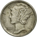 Coin, United States, Mercury Dime, Dime, 1918, U.S. Mint, Denver, VF(30-35)
