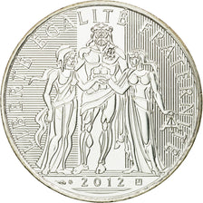France, 10 Euro, 2012, MS(65-70), Silver, KM:2073