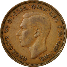 Monnaie, Grande-Bretagne, George VI, Penny, 1944, TB+, Bronze, KM:845