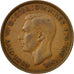 Monnaie, Grande-Bretagne, George VI, Penny, 1944, TB+, Bronze, KM:845