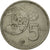 Moneta, Spagna, Juan Carlos I, 5 Pesetas, 1980, MB+, Rame-nichel, KM:817