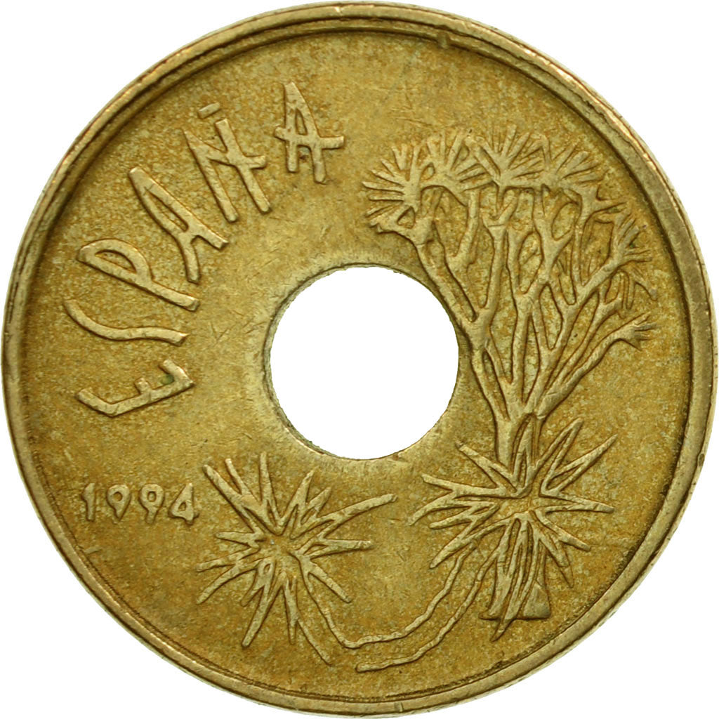 Coin, Spain, Juan Carlos I, 25 Pesetas, 1994, Madrid, VF(30-35)