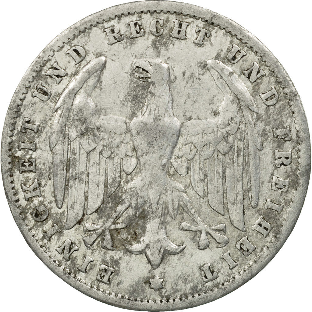 Coin, GERMANY, WEIMAR REPUBLIC, 500 Mark, 1923, Berlin, VF(20-25), Aluminum