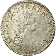 Moneta, Francja, Louis XV, Écu Vertugadin, Ecu, 1716, Reims, AU(50-53), Srebro