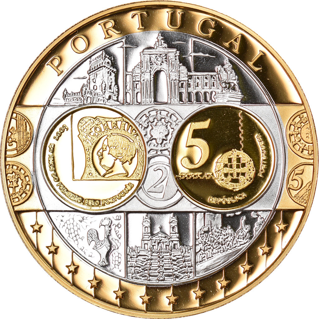 Portugal, Medal, L'Europe, Politics, Society, War, MS(65-70), Silver