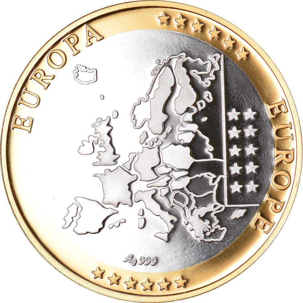 Portugal, Medal, L'Europe, Politics, Society, War, MS(65-70), Silver