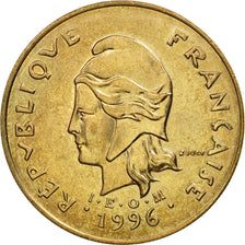 Coin, French Polynesia, 100 Francs, 1996, Paris, AU(50-53), Nickel-Bronze, KM:14