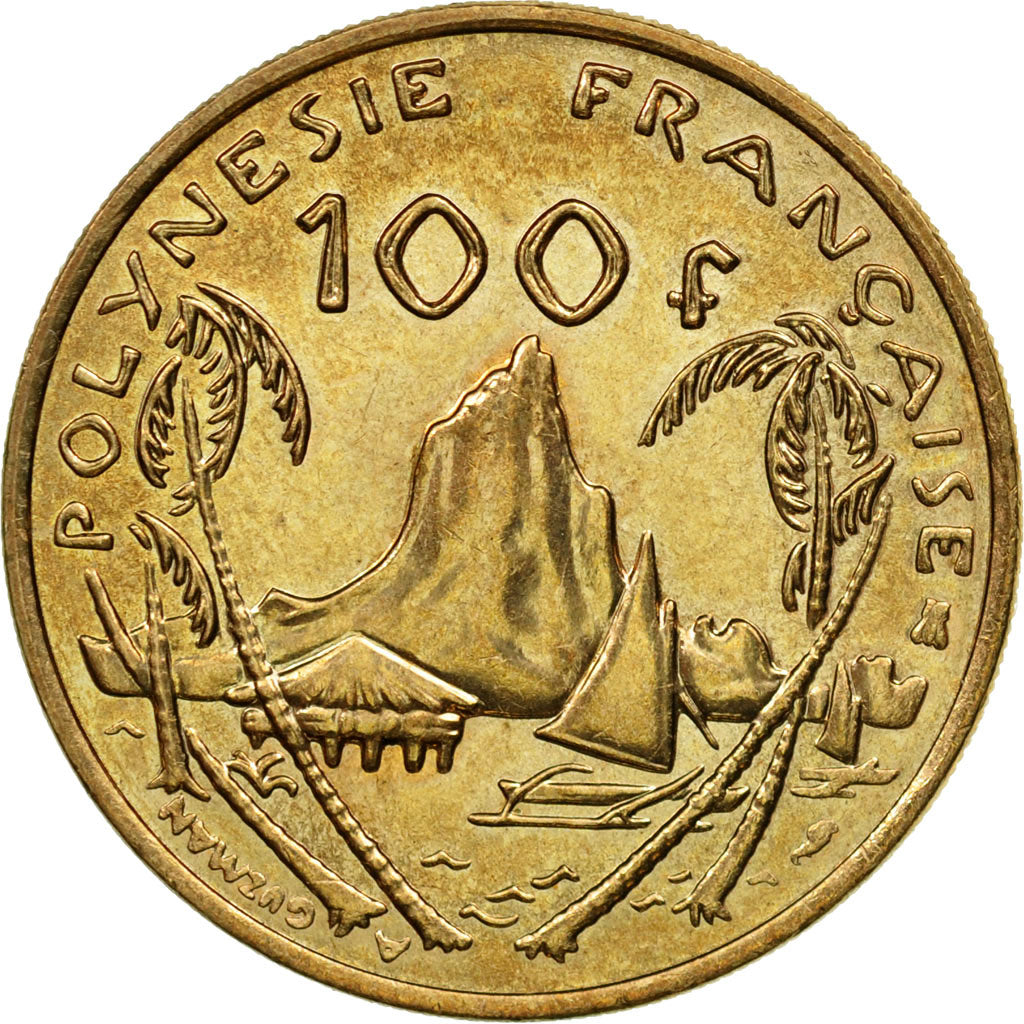 Coin, French Polynesia, 100 Francs, 1996, Paris, AU(50-53), Nickel-Bronze, KM:14