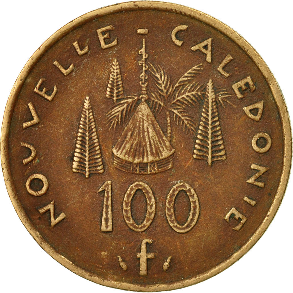 Coin, New Caledonia, 100 Francs, 1976, Paris, VF(20-25), Nickel-Bronze, KM:15