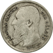 Coin, Belgium, 2 Francs, 2 Frank, 1909, EF(40-45), Silver, KM:59