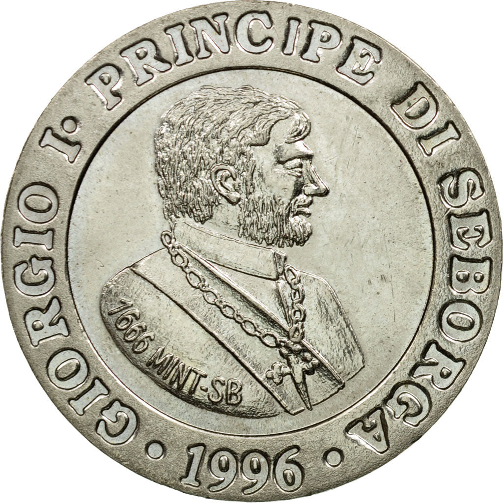 Coin, SEBORGA, Prince Giorgio I, 15 Centesimi, 1996, Seborga, AU(55-58)