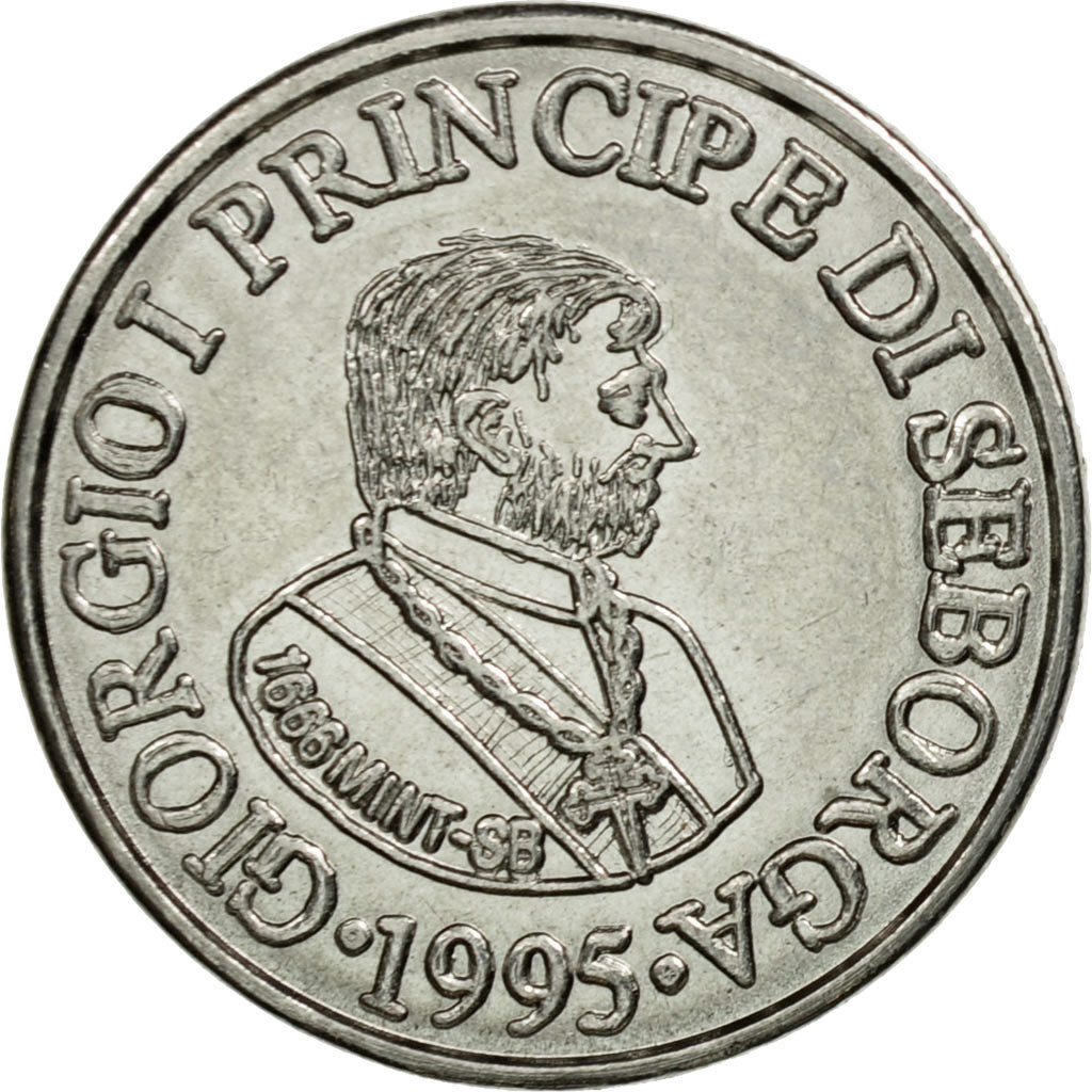 Coin, SEBORGA, Prince Giorgio I, 5 Centesimi, 1995, Seborga, AU(55-58)