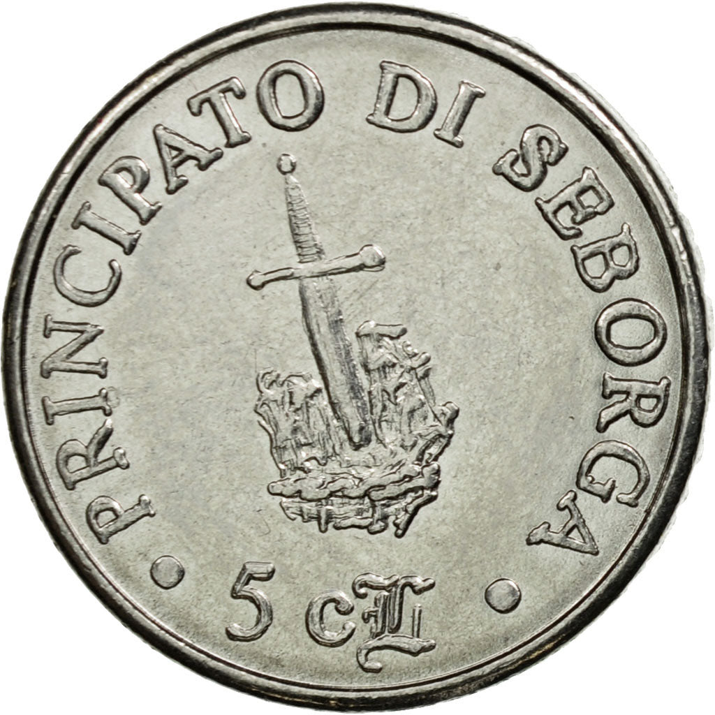 Coin, SEBORGA, Prince Giorgio I, 5 Centesimi, 1995, Seborga, AU(55-58)