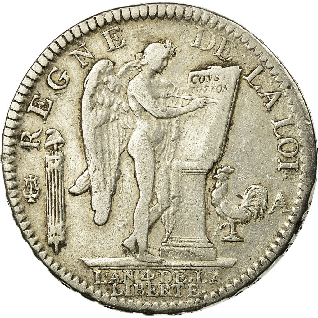 Munten, Frankrijk, Écu de 6 livres françois, ECU, 6 Livres, 1792, Paris, ZF