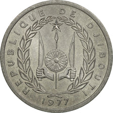 Monnaie, Djibouti, Franc, 1977, Paris, TTB+, Aluminium, KM:20