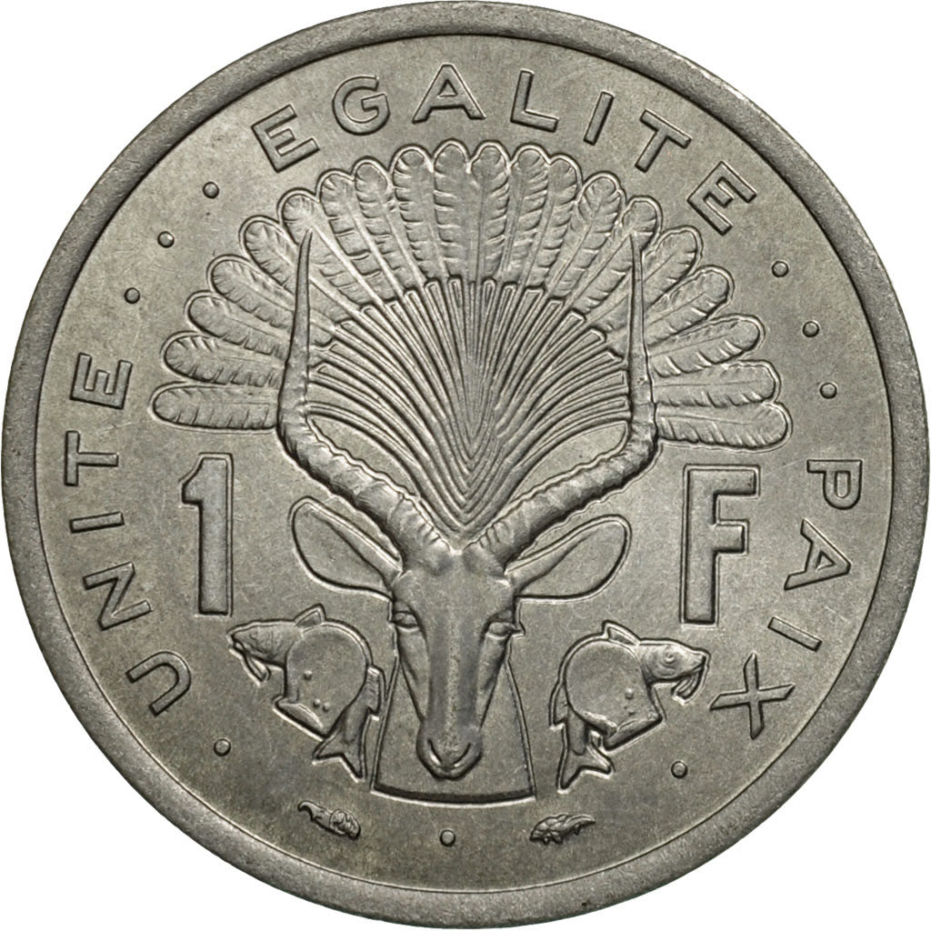 Monnaie, Djibouti, Franc, 1977, Paris, TTB+, Aluminium, KM:20