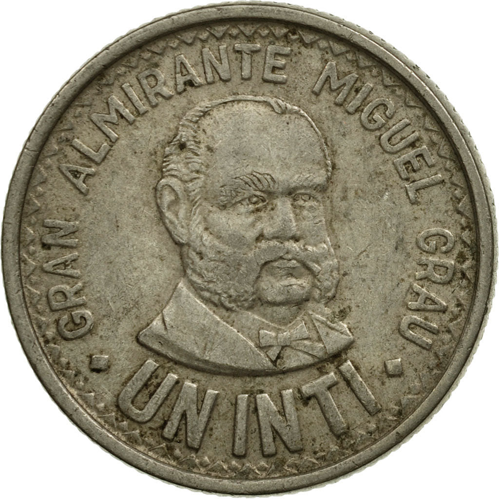 Coin, Peru, Inti, 1986, Lima, VF(20-25), Copper-nickel, KM:296